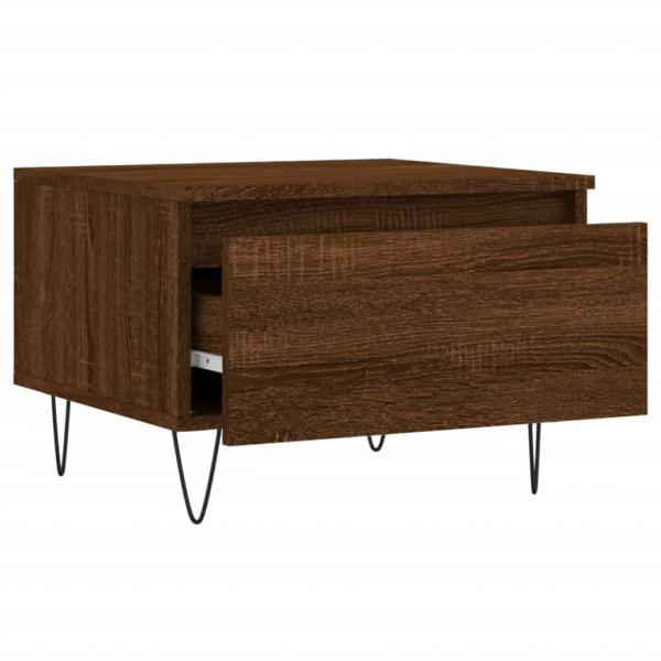 Couchtische 2 Stk. Braun Eichen-Optik 50x46x35 cm Holzwerkstoff