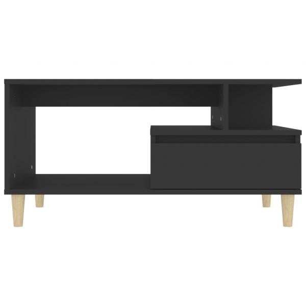 Couchtisch Schwarz 90x49x45 cm Holzwerkstoff