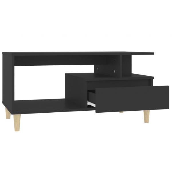 Couchtisch Schwarz 90x49x45 cm Holzwerkstoff