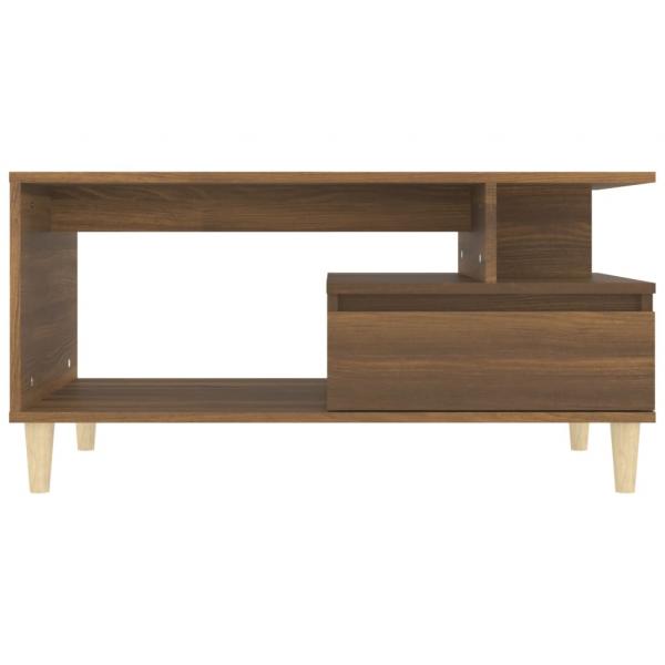 Couchtisch Braun Eichen-Optik 90x49x45 cm Holzwerkstoff