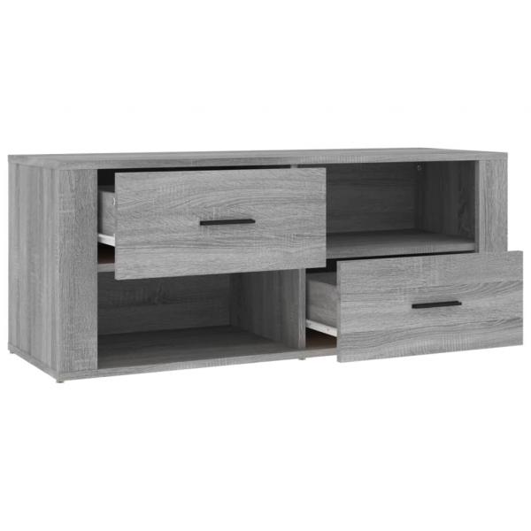 TV-Schrank Grau Sonoma 100x35x40 cm Holzwerkstoff