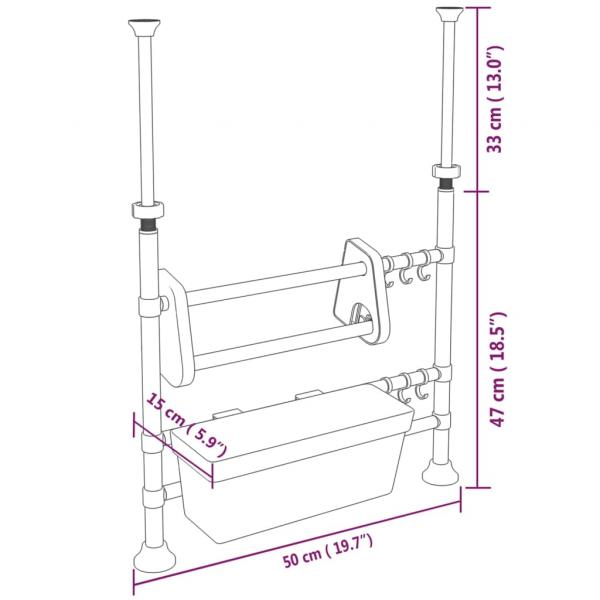 Küchenorganisator Verstellbar Aluminium