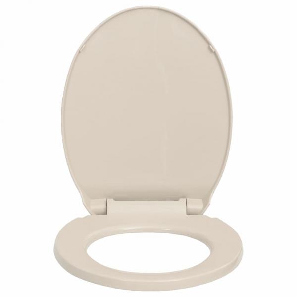 Toilettensitz mit Absenkautomatik Aprikose Oval