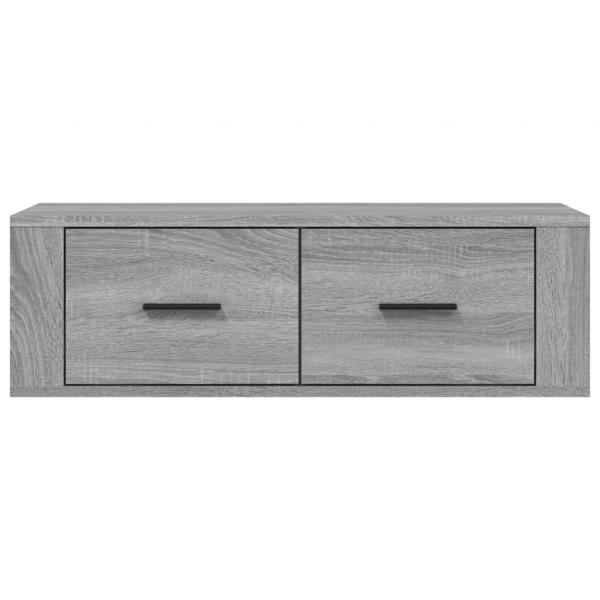 TV-Wandschrank Grau Sonoma 80x36x25 cm Holzwerkstoff