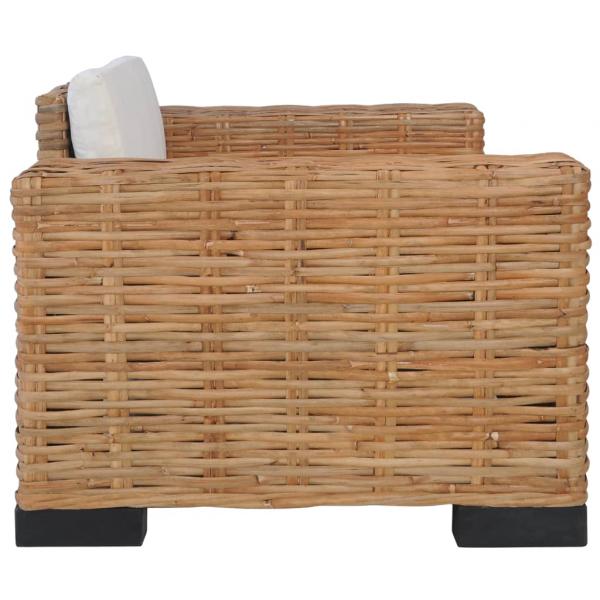 Sessel mit Kissen Natürliches Rattan