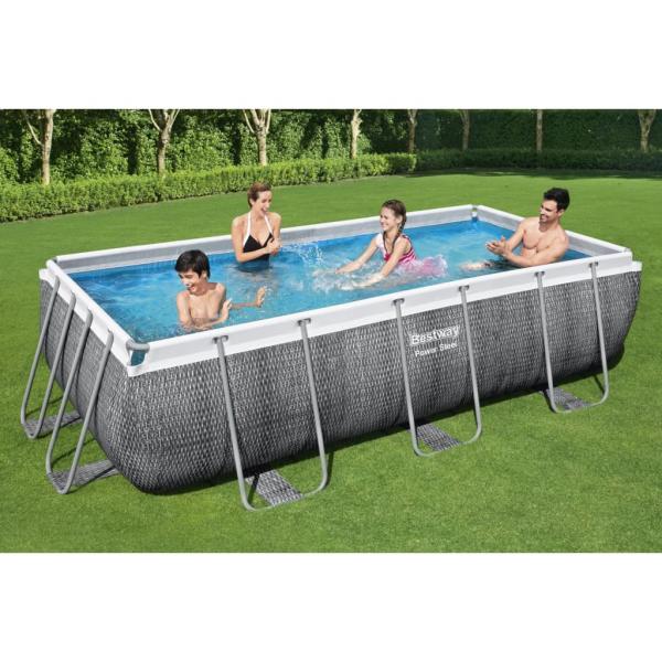 ARDEBO.de - Bestway Power Steel Swimmingpool-Set 404x201x100 cm