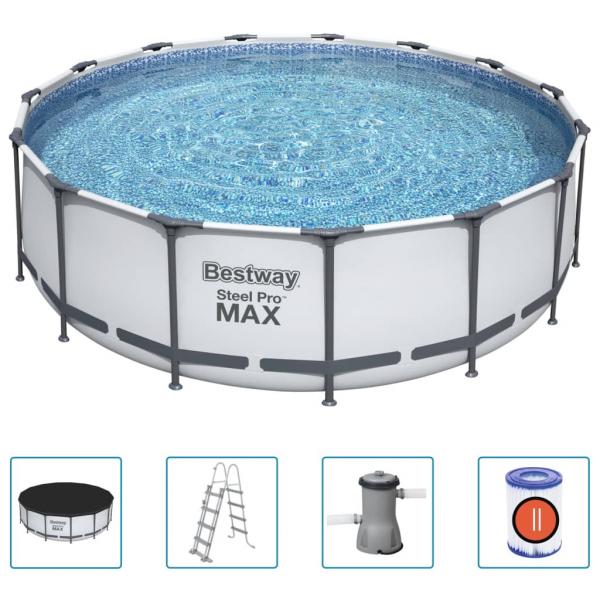 Bestway Pool-Set Steel Pro MAX Rund 457x122 cm