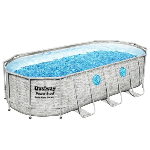 Bestway Pool-Set Power Steel Swim Vista Serie 549x274x122 cm