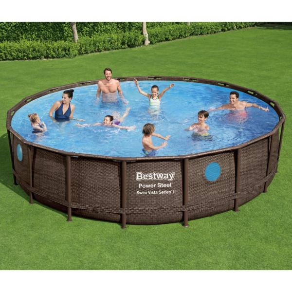 ARDEBO.de - Bestway Power Steel Swimmingpool Set 549x122 cm