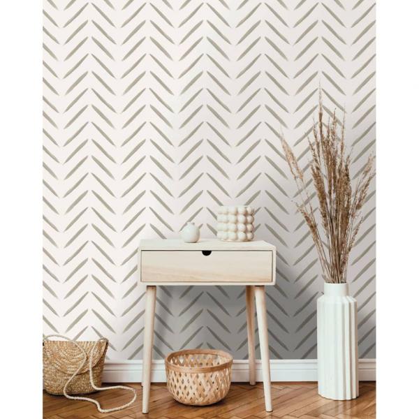 ARDEBO.de - DUTCH WALLCOVERINGS Tapete Chevron Taupe