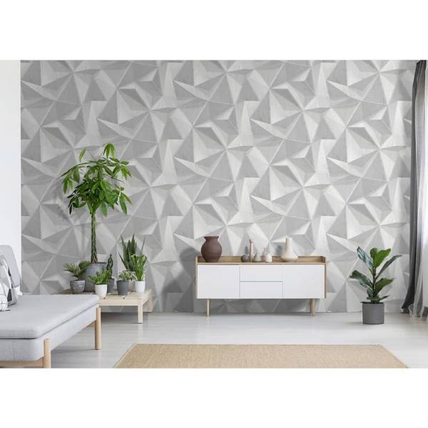 DUTCH WALLCOVERINGS Tapete Onyx Hellgrau