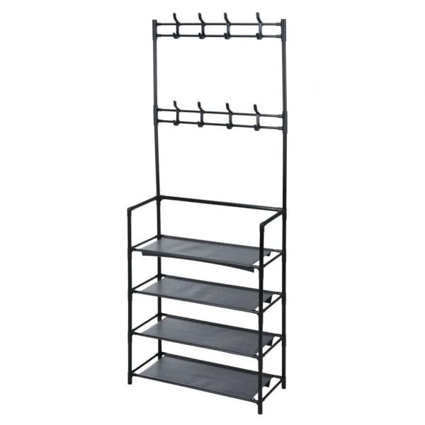 ARDEBO.de - Storage solutions Kleiderständer mit 4 Ablagen 60x26x155 cm