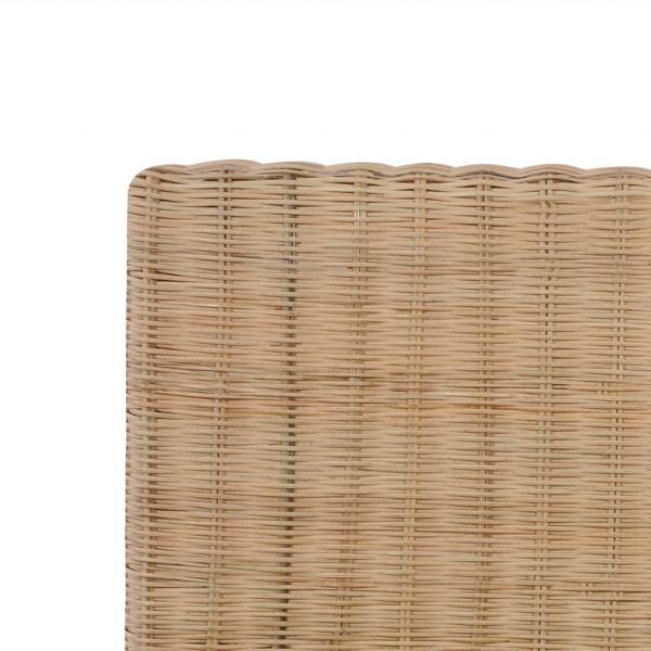 Bettrahmen Handgewebt Echtes Rattan 160×200 cm