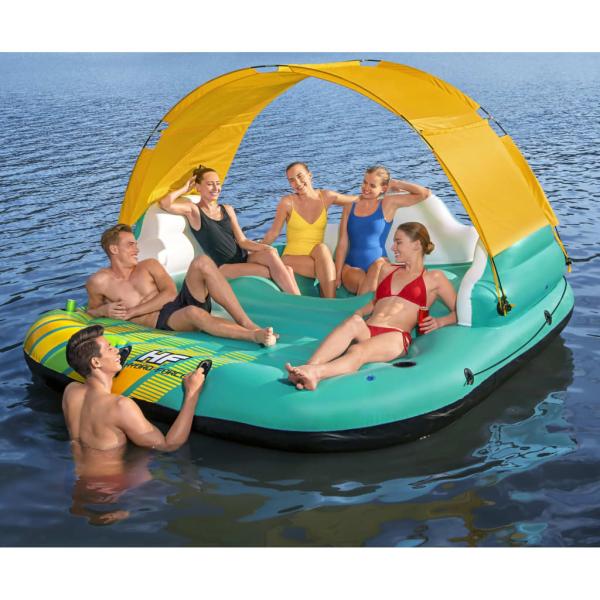 ARDEBO.de - Bestway Badeinsel Sunny Lounge 5 Personen 291x265x83 cm