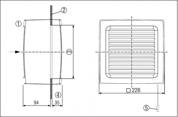 Maico EVN 15 Fensterventilator (800.853)