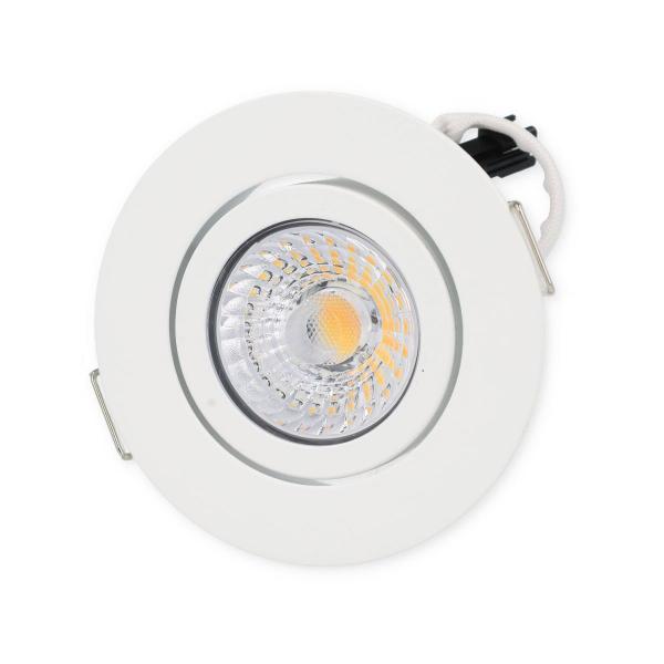 Megaman MM76734 Rico HR 6W-Dim to WARM-500lm/928 LED-Einbauleuchte, weiß