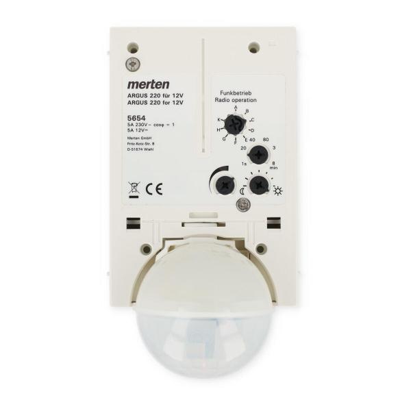 ARDEBO.de Merten ARGUS 220 für 12 V DC, polarweiß (565426)