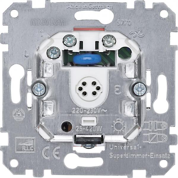 ARDEBO.de Merten 577099 Universal-Superdimmer-Einsatz, Dimmer