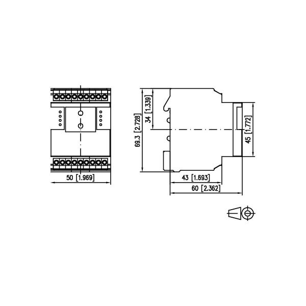 Metz Connect 11027205 Strom-/Spannungsüberwachung EIW-C18 230 V AC