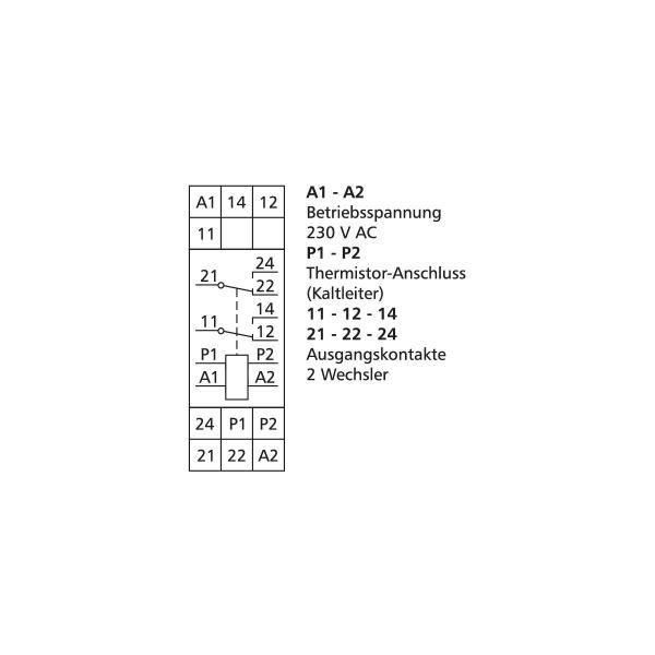 Metz Connect 1103150522 TMR-E12 ohne Fehlerspeicher, 230 V AC, 4A, 2 Wechsler