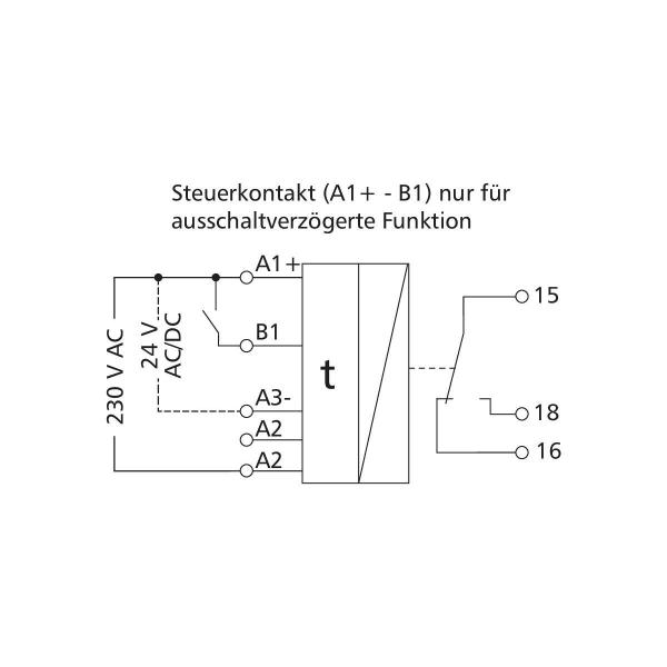 Metz Connect 110657 Multifunktions-Zeitrelais MARk-E08 230 V AC, 24 V AC/DC