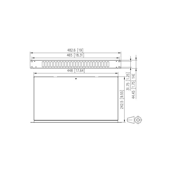 Metz Connect 150255BA06-E OpDAT fix Patchfeld splice 6xSC-Duplex OM3