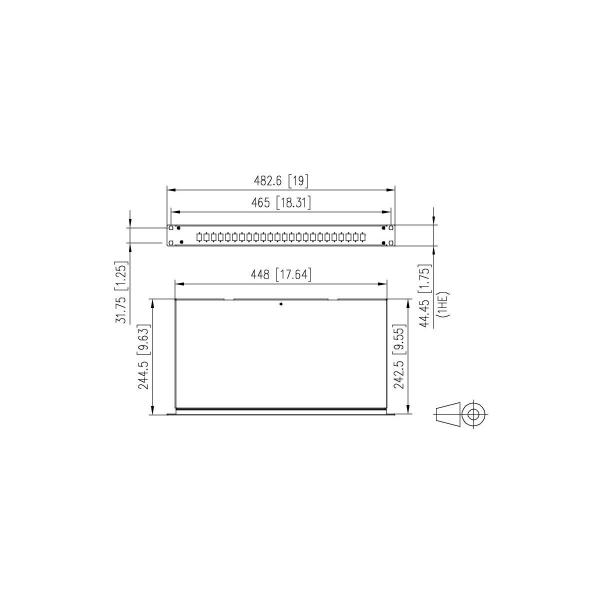 Metz Connect 1502577506-E OpDAT fix Patchfeld splice 6xLC-Duplex OM4