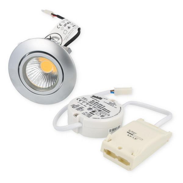 Nobile Downlight A 5068 T Flat chrom-matt 8W 930 38° dim C, 900lm, 3000K, chrom (1856860123)