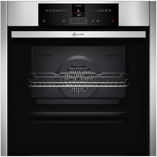 ARDEBO.de Neff B45CR22N0 N70 EEK: A+ Einbaubackofen, 60cm breit, 71 L, Sensor-Tasten, Starttaste, Edelstahl