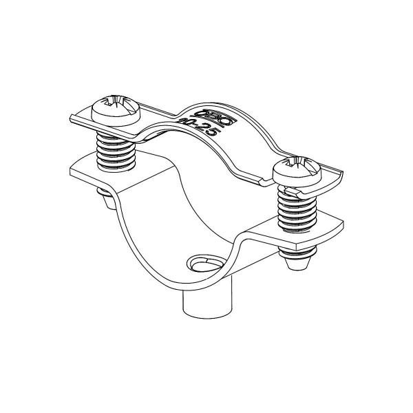 OBO Bettermann ASG 732 53 G Abstandschelle, 20 Stück (1362440)