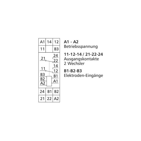 Metz Connnect 11030805 Niveauwächter ENW-E12, 230 V AC