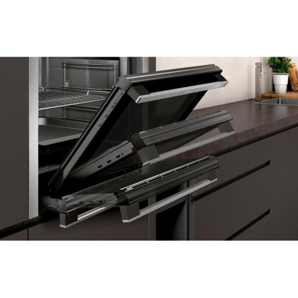 Neff B3ACE2AN0 EEK A Einbaubackofen, 60 cm breit, 71L, Kindersicherung, HIDE, Schnellaufheizung, LCD Display, 7 Beheizungsarten, Edelstahl