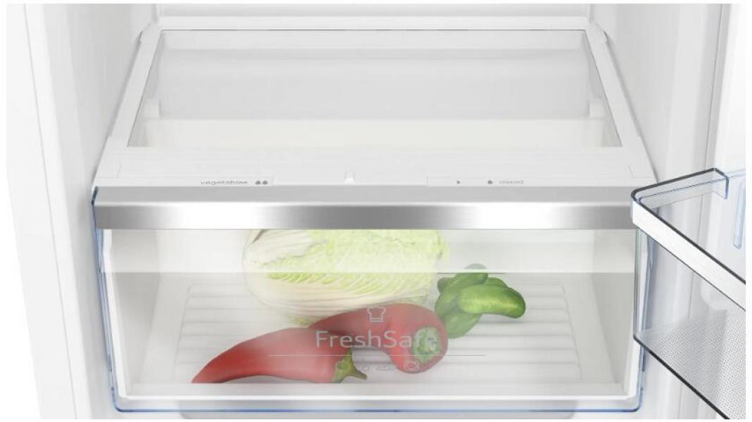 Neff KI1413DD1 N70 Einbaukühlschrank, Nischenhöhe 122 cm, Breite 56 cm, 204L, Festtürtechnik, FreshSafe Schublade, LED Beleuchtung