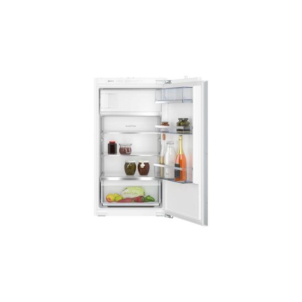 ARDEBO.de Neff KI2322FE0 N 50 Einbaukühlschrank mit Gefrierfach, Nischenhöhe: 102 cm, 56 cm breit, Festtürtechnik, 147 L, Fresh Safe, Eco Air Flow