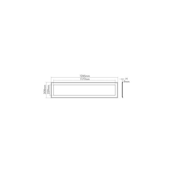 Nobile LED Panel R2S UGR<19, 38W, weiß/glänzend (1570801143)