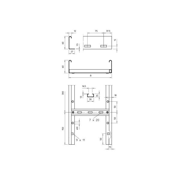 OBO Bettermann LG 660 VS 3 FS Kabelleiter (6208550)