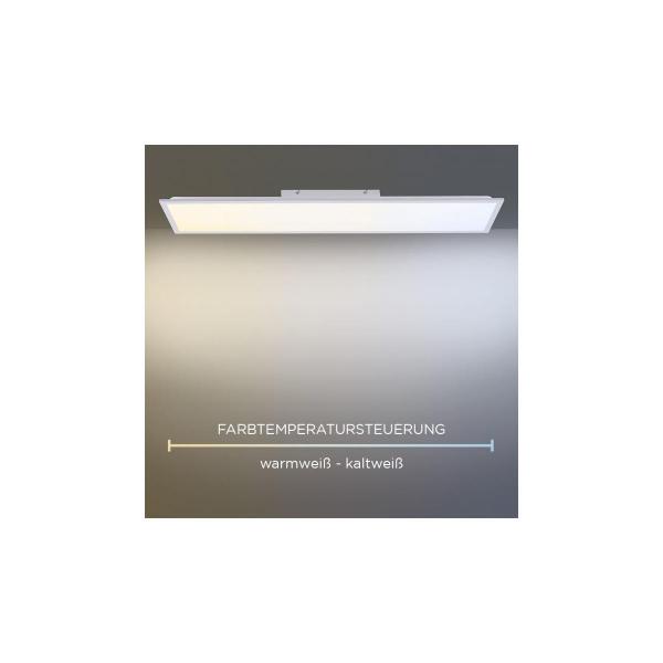 Paul Neuhaus Q-FLAG, 120x30cm, LED Panel, LED-Deckenleuchte, Smart Home, 48W, 6200lm (8098-16)