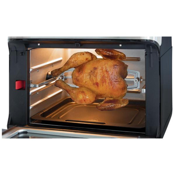 PC-FR 1200 H Heißluft-Fritteuse, 11 L, 1500 W, 9 Automatikprogramme, 4 Einschubhöhen, inox (501200)