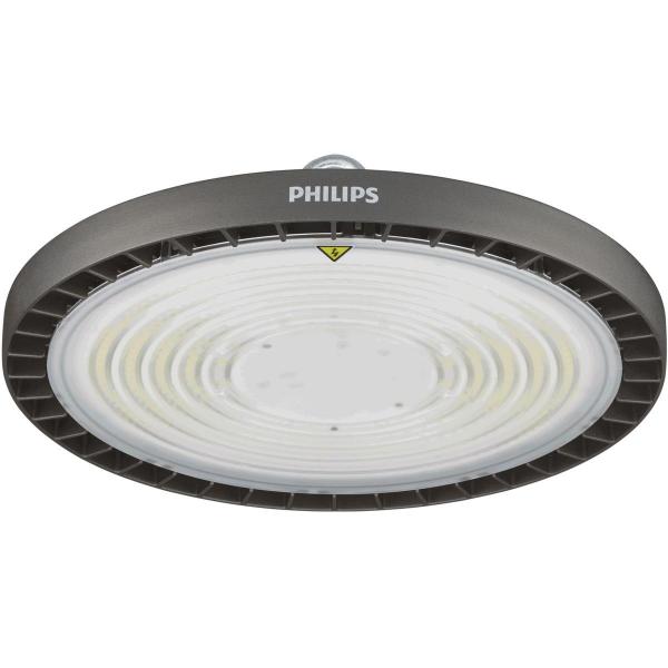 ARDEBO.de Philips Hallenleuchte Ledinaire Highbay BY021P G2 LED205S/840 PSU WB GR, 168W, 20500lm, 4000K, dunkles grau (52404000)