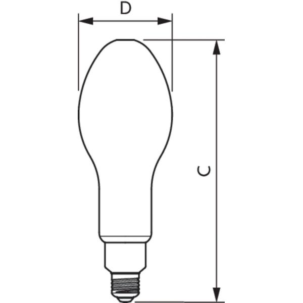 Philips TrueForce Core LED HPL 40-26W/830 4000lm 3000K matt E27 n.dim KVG/VVG/230V (75033600)