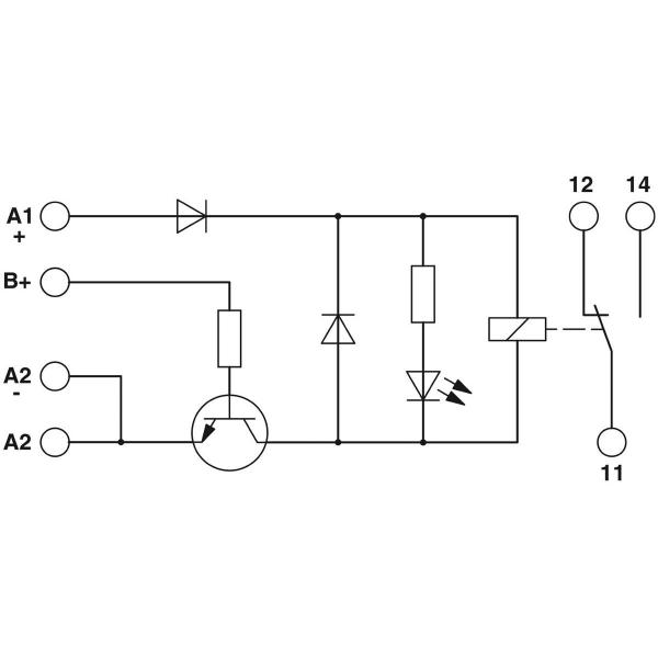 Phoenix Contact Hybridrelais - EMG 22-REL/KSR-G 24/TRN35, 1 Wechsler (2952350)