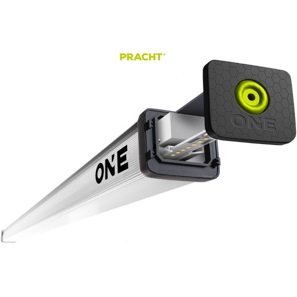 Pracht KATLA ONE, 1m, LED 1x25W, 120°, IP65, 3500lm, 4000K, FR-Anbauleuchte, Recycle_LED (9109003)