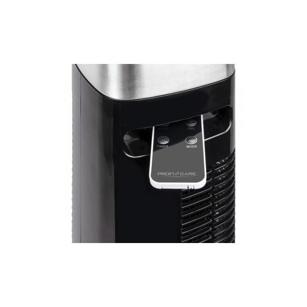 ProfiCare PC-TVL 3068 Tower-Ventilator, LED-Display mit Sensor Touch-Bedienung, edelstahl/schwarz