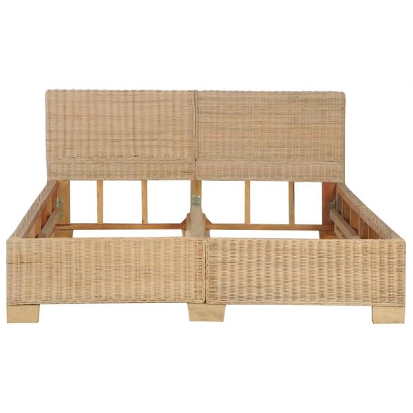 Bettrahmen Rattan Handgeflochten 140x200 cm