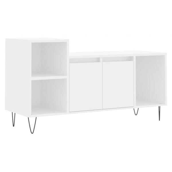 TV-Schrank Weiß 100x35x55 cm Holzwerkstoff