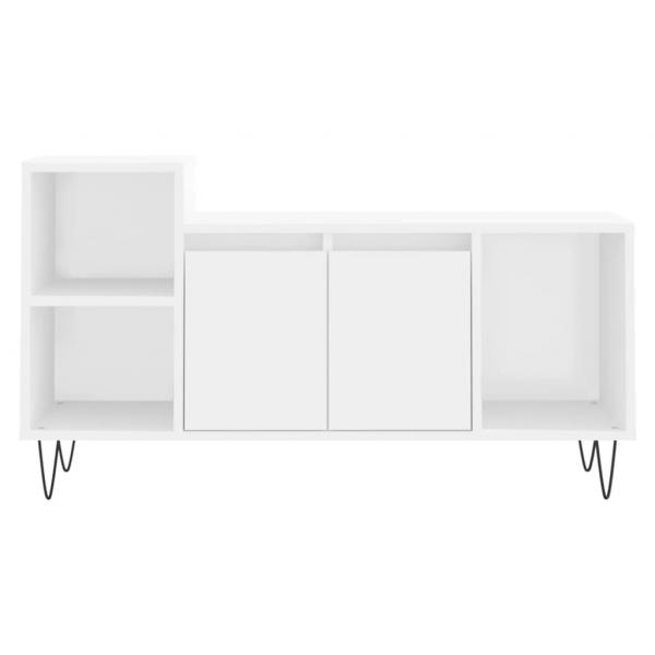 TV-Schrank Weiß 100x35x55 cm Holzwerkstoff