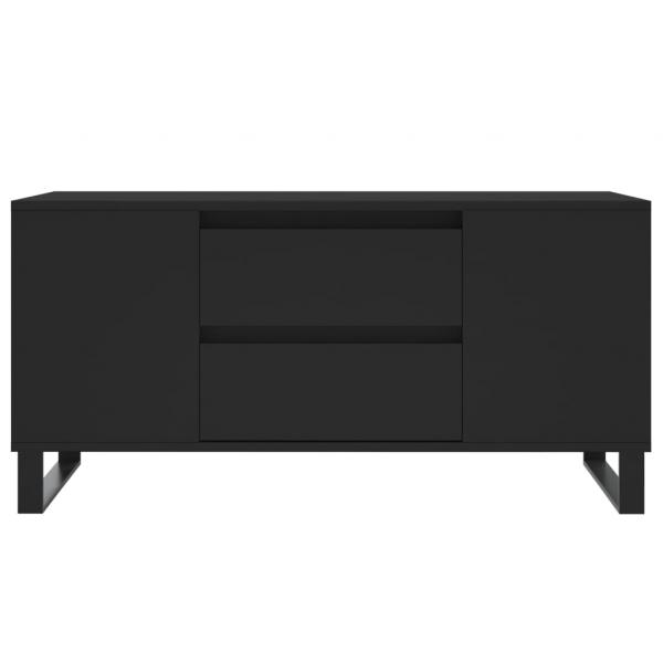 Couchtisch Schwarz 102x44,5x50 cm Holzwerkstoff