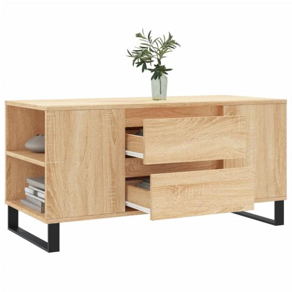 Couchtisch Sonoma-Eiche 102x44,5x50 cm Holzwerkstoff