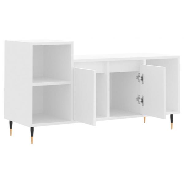 TV-Schrank Weiß 100x35x55 cm Holzwerkstoff