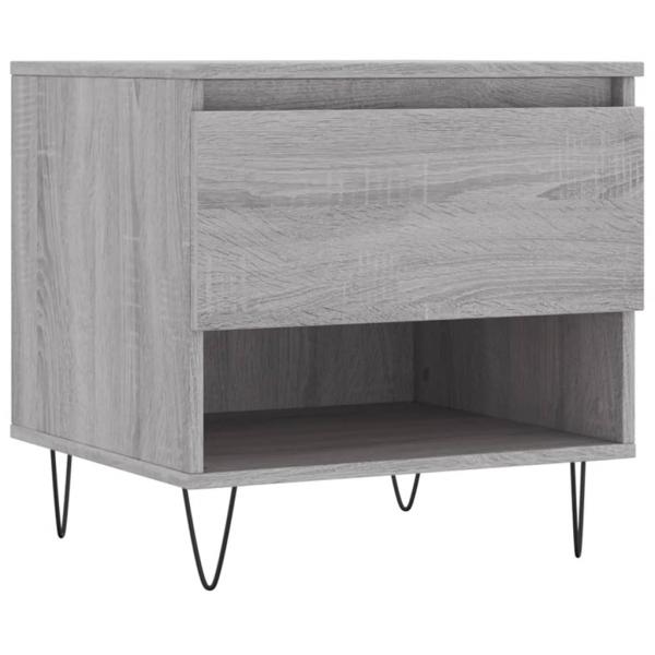 Couchtische 2 Stk. Grau Sonoma 50x46x50 cm Holzwerkstoff